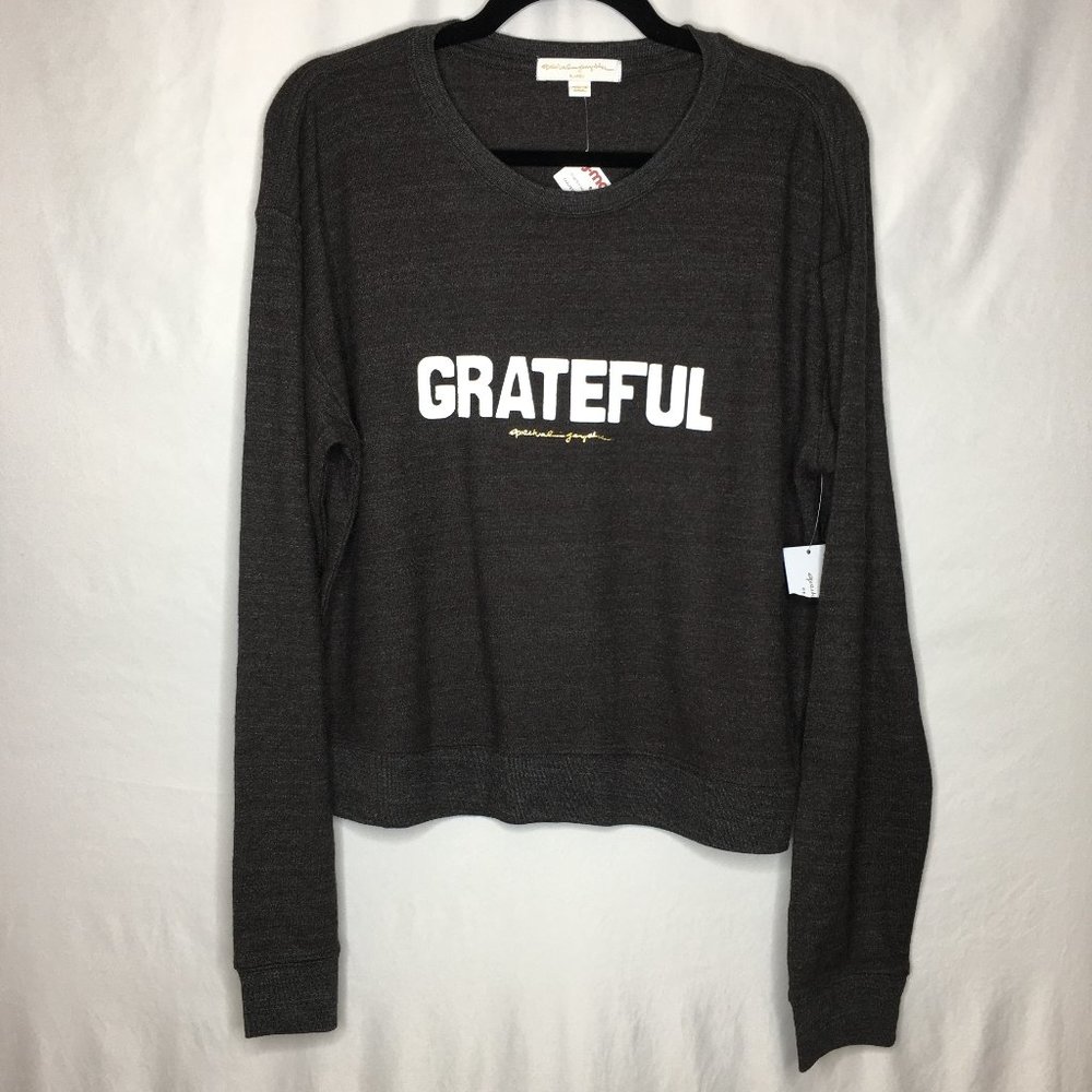 Spiritual Gangster grateful savasana pullover AZ11